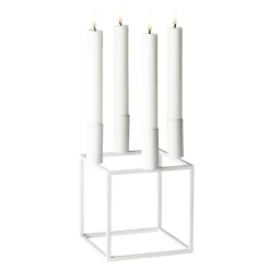 Audo Copenhagen Candelabros De Navidad<Candelabro Kubus 4, Blanco