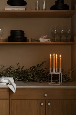 Audo Copenhagen Candelabros De Navidad<Candelabro Kubus 4, Blanco