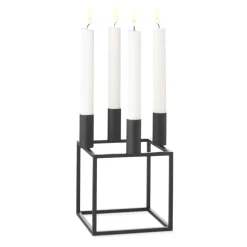 Audo Copenhagen Candelabro Kubus 4, Negro Discount