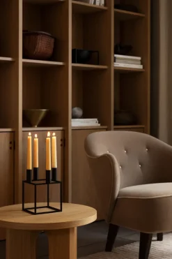 Audo Copenhagen Candelabro Kubus 4, Negro Discount