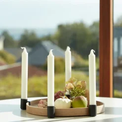 Applicata Candelabro Luna, roble-negro MarrónNegro