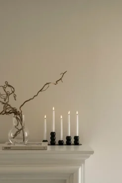 Watt & Veke Candelabros Eléctricos De Adviento<Candelabro Lykke combinable incl. 5 velas LED, Black Negro