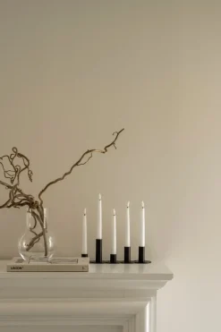 Watt & Veke Candelabros Eléctricos De Adviento<Candelabro Lykke combinable incl. 5 velas LED, Black Negro