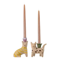 Bloomingville Candelabro Mamie 2 piezas, gres Multi Clearance