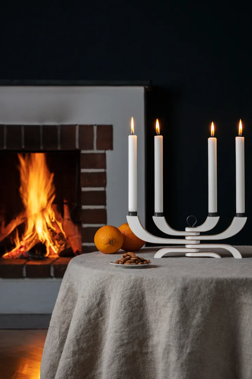 Design House Stockholm Candelabros De Navidad<Candelabro Nordic Light, 4 brazos, Blanco