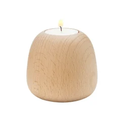 Stelton Candelabro Ora madera, Grande Beige