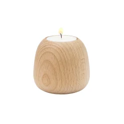 Stelton Candelabros<Candelabro Ora madera, pequeño MarrónPlateado