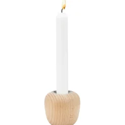 Stelton Candelabros<Candelabro Ora madera, pequeño MarrónPlateado