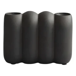 101 Copenhagen Candelabro Tube Coffee, 11x14,5 cm Negro
