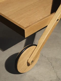 Design House Stockholm Carrito Exit, Roble Marrón