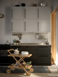 Design House Stockholm Carrito Exit, Roble Marrón
