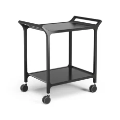 Swedese Carritos Auxiliares<Carrito para servir Teatime, fresno lacado Negro