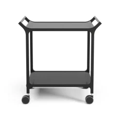 Swedese Carritos Auxiliares<Carrito para servir Teatime, fresno lacado Negro