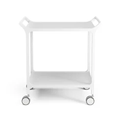 Swedese Carritos Auxiliares<Carrito para servir Teatime, fresno lacado Blanco