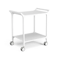 Swedese Carritos Auxiliares<Carrito para servir Teatime, fresno lacado Blanco