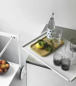Normann Copenhagen Carrito Rul, Blanco Gris Hot