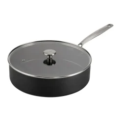 Combekk Sartenes De Saltear Y Sofreír<Cazuela Element de aluminio negro, Ø28 cm NegroPlateado