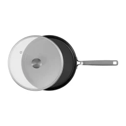 Combekk Sartenes De Saltear Y Sofreír<Cazuela Element de aluminio negro, Ø28 cm NegroPlateado