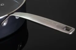 Combekk Sartenes De Saltear Y Sofreír<Cazuela Element de aluminio negro, Ø28 cm NegroPlateado
