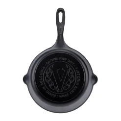 Victoria Cacerolas<Cazuela de hierro fundido , previamente curada, 1,9 L Negro