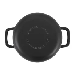 Combekk Cazuela de hierro fundido esmaltado Enameled Ø28 cm, Pomo negro-gold Rojo Discount