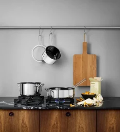 Eva Solo Sartenes De Saltear Y Sofreír<Cazuela Eva Trio Stainless Steel Slip-Let, 24 cm PlateadoNegro