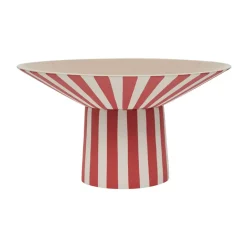 OYOY Ensaladeras|Boles Para Servir<Centro de mesa Toppu alto Ø30x17 cm, Red-peach RojoRosa
