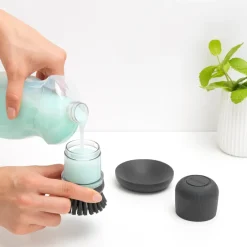 Brabantia Otros Utensilios De Limpieza<Cepillo para platos con dispensador , oscuro Gris