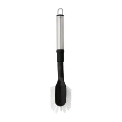 Heirol Cepillo para platos con cabezal reemplazable, Negro-acero inoxidable NegroPlateado Discount
