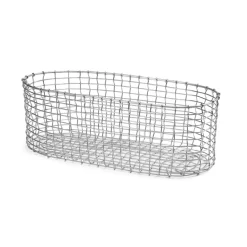 KORBO Maceteros De Terraza<Cesta balcón , acero resistente a los ácidos Plateado