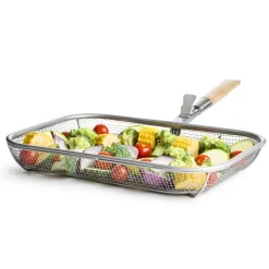 Sagaform Barbacoas<Cesta BBQ , acero inoxidable Plateado