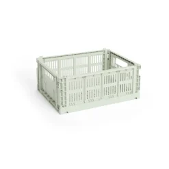 HAY Cestas De Almacenaje<Cesta Colour Crate M 26,5x34,5 cm, Mint Verde