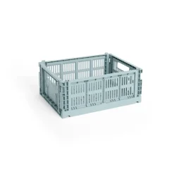 HAY Cestas De Almacenaje<Cesta Colour Crate M 26,5x34,5 cm, Dusty blue Azul