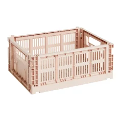HAY Cestas De Almacenaje<Cesta Colour Crate M 26,5x34,5 cm, Powder Beige