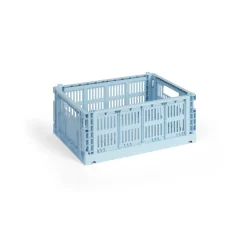 HAY Cestas De Almacenaje<Cesta Colour Crate M 26,5x34,5 cm, Soft blue Azul