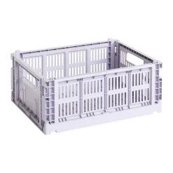 HAY Cesta Colour Crate M 26,5x34,5 cm, Lavender Púrpura Clearance