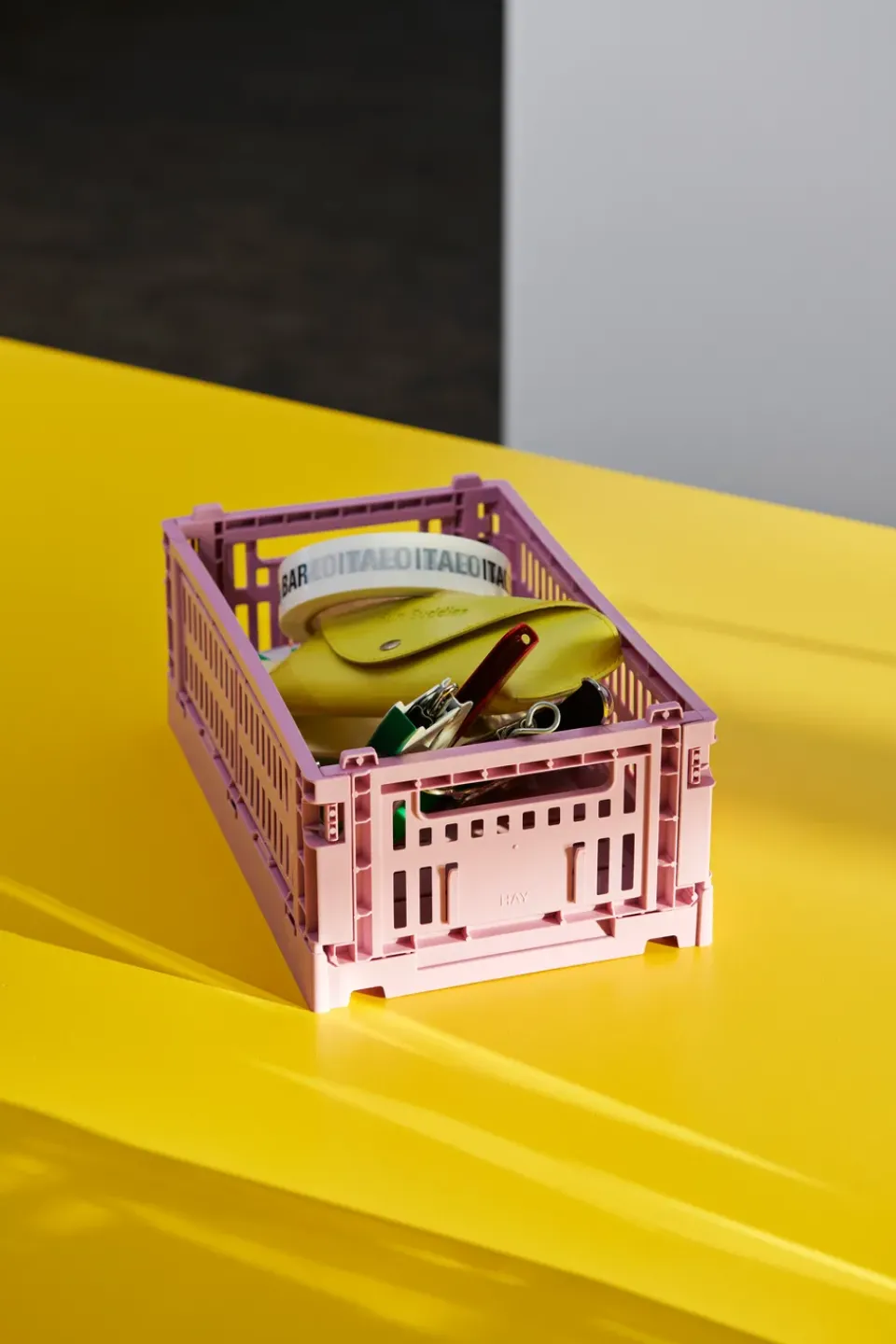 HAY Cestas De Almacenaje<Cesta Colour Crate S 17x26,5 cm, Dusty rose Rosa