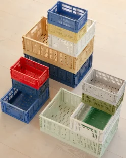 HAY Cestas De Almacenaje<Cesta Colour Crate S 17x26,5 cm, Dark blue Azul