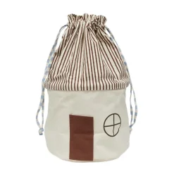 OYOY Cesta de almacenamiento Koya large, Nutmeg GrisMarrón Outlet