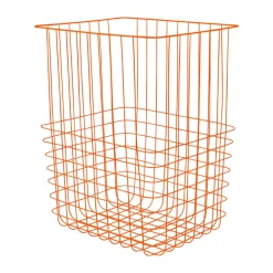 Mette Ditmer Cesta de almacenamiento Store-it con bolsa de algodón, large, Orange Naranja Discount