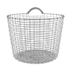 KORBO Cesta Bin 24, acero resistente a los ácidos Plateado Discount
