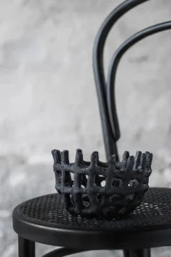 Mette Ditmer Cuencos Decorativos<Cesta trenzada Art Piece, Black Negro