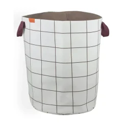 Mette Ditmer Cestos Para La Colada<Cesto de colada Mesh Ø40×50 cm, Brown-Off-white BeigeMarrón