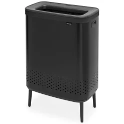 Brabantia Cesto de la ropa Bo high 2x45 L, mate Negro Sale