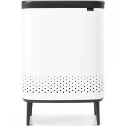 Brabantia Cesto de la ropa Bo high 2x45 L, Blanco New
