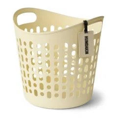 Humdakin Cesto de la ropa Ø39 cm, Beige Outlet