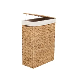 Dixie Cesto de la ropa Lily, Natural, jacinto de agua, trenzado Beige Hot