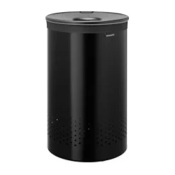 Brabantia Cesto de lavandería tapa de plástico 60 L, mate Negro Online
