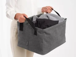 Brabantia Cesto de ropa plegable 35 L, Pepper Black Negro New