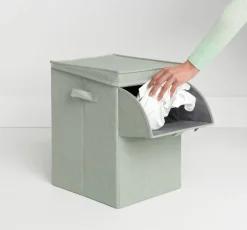 Brabantia Cesto ropa sucia apilable 35L, verde Gris Best